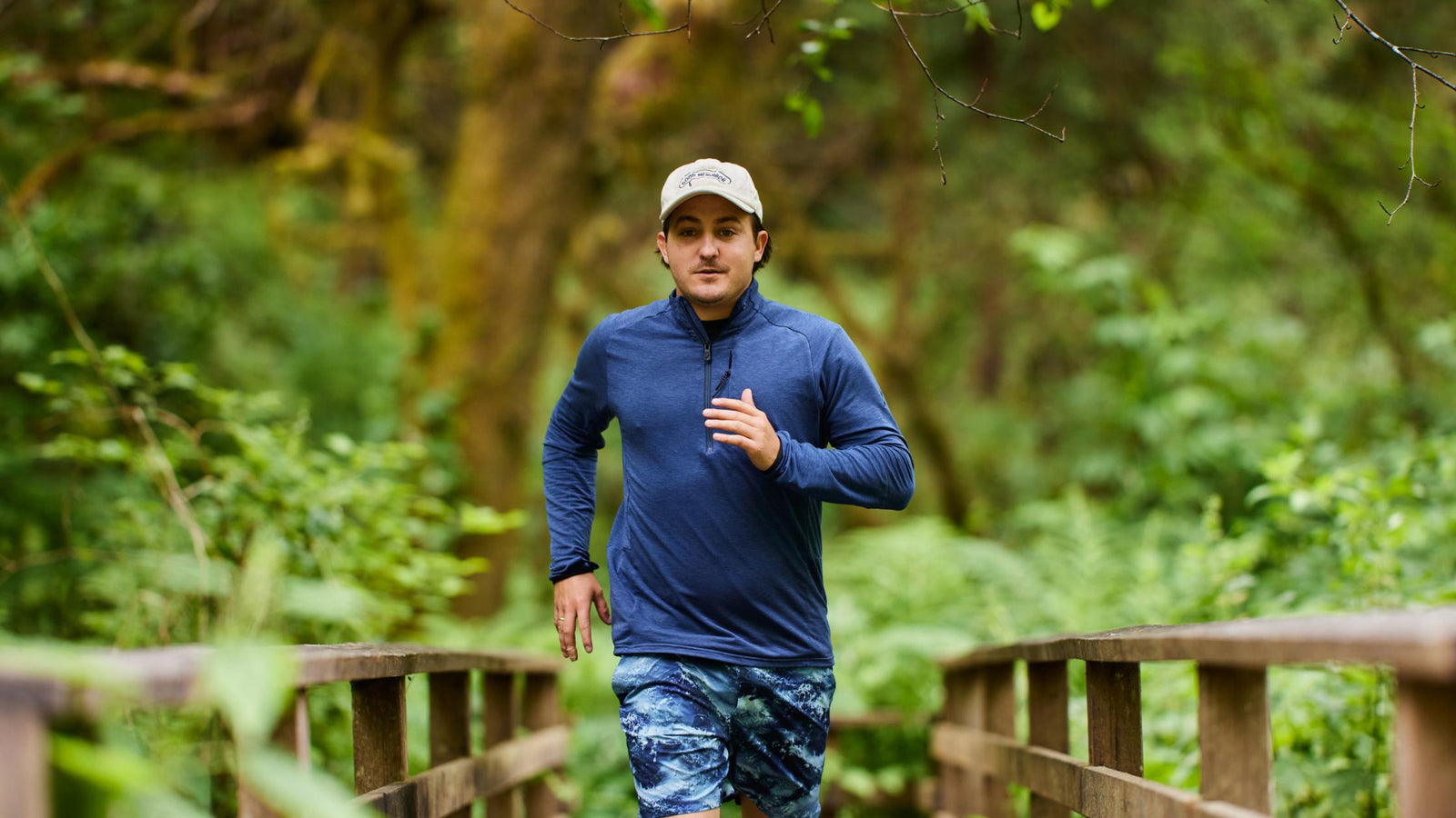 Man Running Cannabis Healthy
